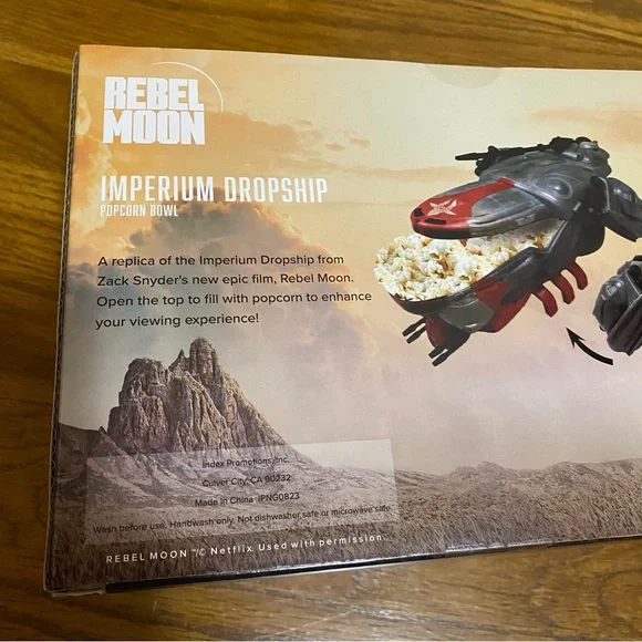 2023 Rebel Moon IMPERIUM DROPSHIP 7" Popcorn Bowl Netflix Series - Picture 8 of 10